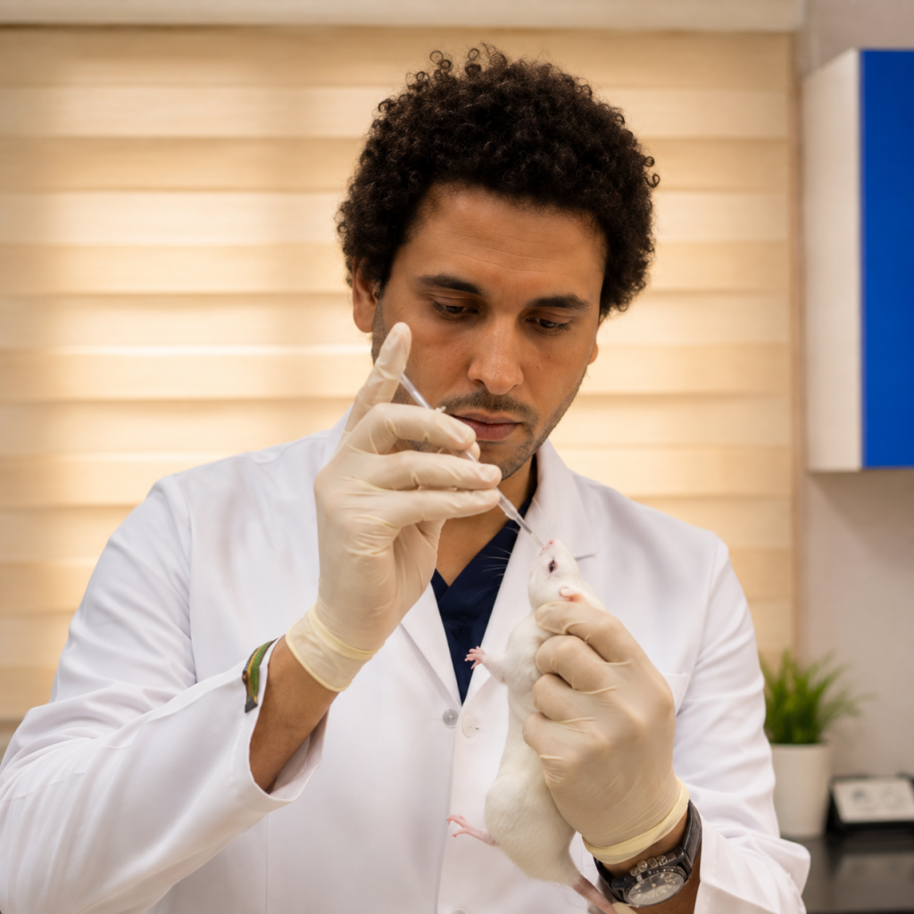 Veterinarian Dr. Moustafa El Asker